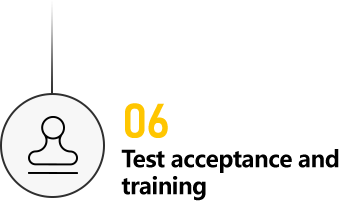 06 Test acceptance and training